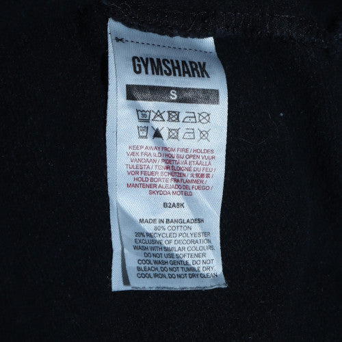 Mens UK Size S Gymshark Black Pullover Sweatshirt