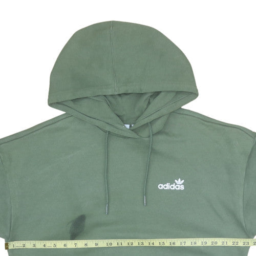 Mens UK Size S Adidas Green Pullover Hoodie