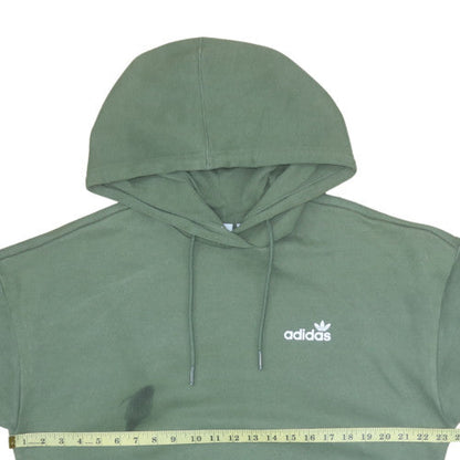 Mens UK Size S Adidas Green Pullover Hoodie