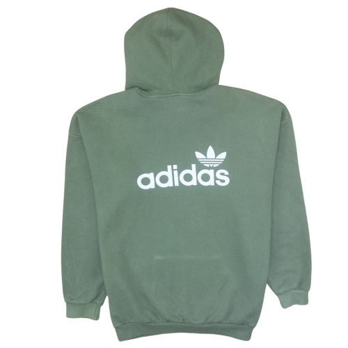 Mens UK Size S Adidas Green Pullover Hoodie