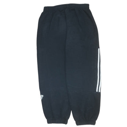 Adidas Men's Black Large Jogger Fleece Activewear Trousers