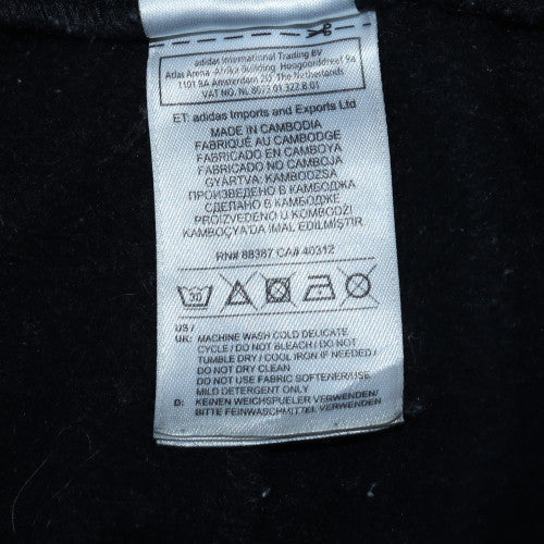 Adidas Men's Black Large Jogger Fleece Activewear Trousers