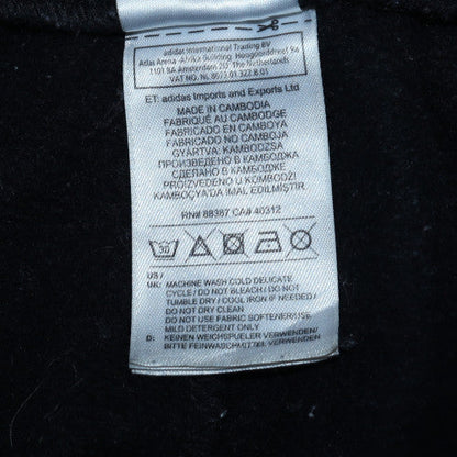 Adidas Men's Black Large Jogger Fleece Activewear Trousers