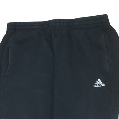Adidas Men's Black Large Jogger Fleece Activewear Trousers