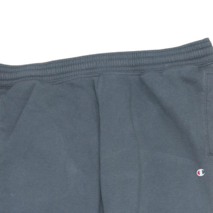 Champion Men Grey Jogger Sweatpants L Regular Fit Fleece Trousers