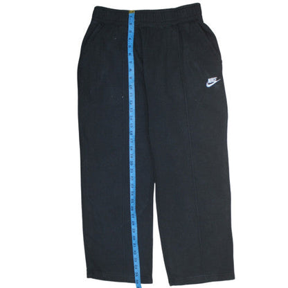 Nike Men's Black Fleece Sweatpants M Regular Fit Activewear Trousers