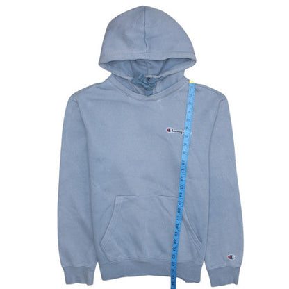 Mens UK Size M Champion Blue Pullover Hoodie