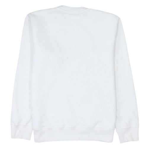 Mens UK Size M Calvin Klein Jeans White Pullover Sweatshirt