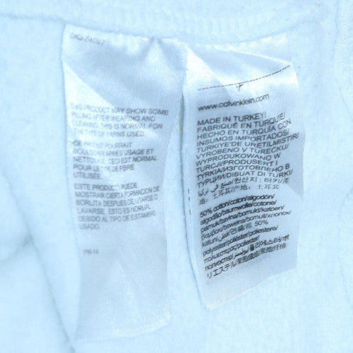 Mens UK Size M Calvin Klein Jeans White Pullover Sweatshirt