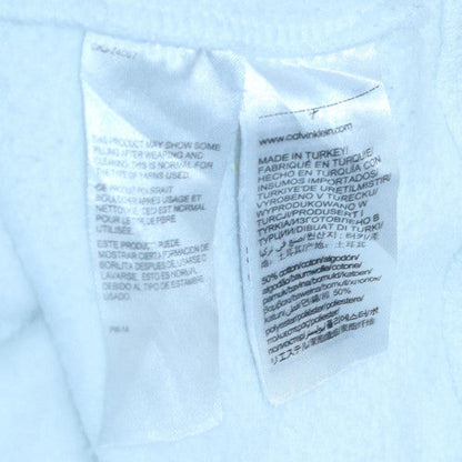 Mens UK Size M Calvin Klein Jeans White Pullover Sweatshirt