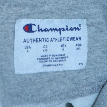Mens UK Size L Champion White Pullover Hoodie