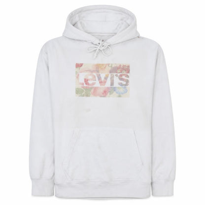 Womens UK Size M Levi's White Pullover Hoodie