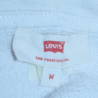 Womens UK Size M Levi's White Pullover Hoodie