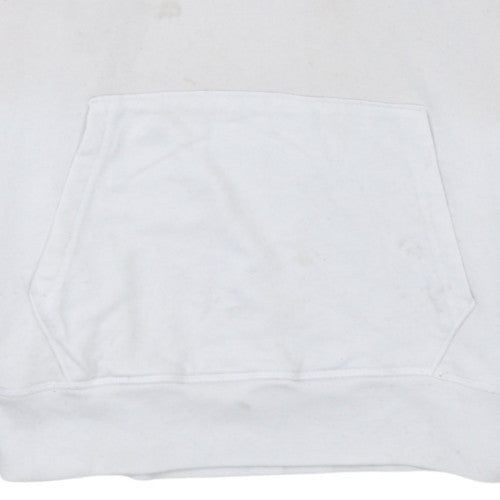 Womens UK Size M Levi's White Pullover Hoodie