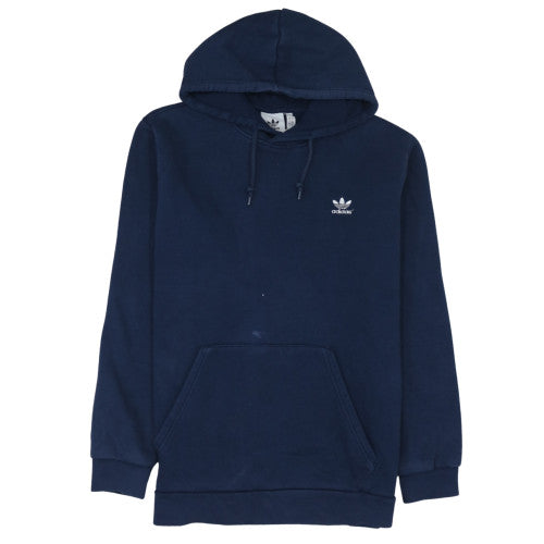 Mens UK Size L adidas Blue Pullover Hoodie