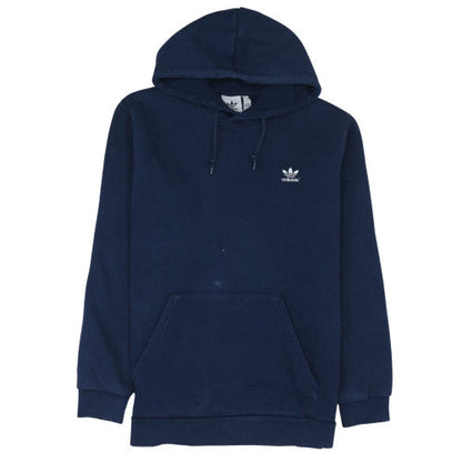 Mens UK Size L adidas Blue Pullover Hoodie