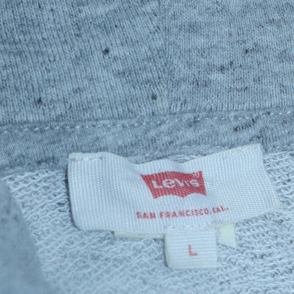 Mens UK Size L Levi's Grey Pullover Hoodie