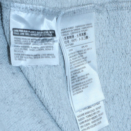 Mens UK Size L Levi's Grey Pullover Hoodie