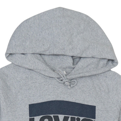 Mens UK Size L Levi's Grey Pullover Hoodie