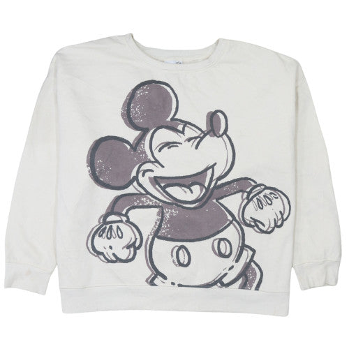Womens UK Size 2XL Disney White Pullover Sweatshirt