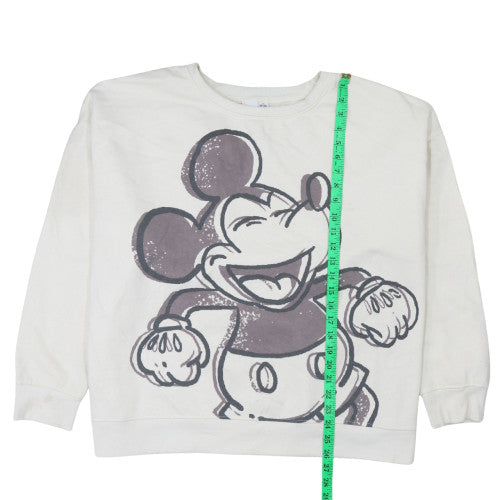 Womens UK Size 2XL Disney White Pullover Sweatshirt