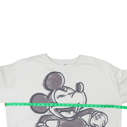 Womens UK Size 2XL Disney White Pullover Sweatshirt