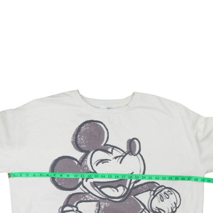 Womens UK Size 2XL Disney White Pullover Sweatshirt