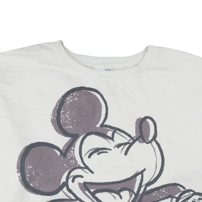 Womens UK Size 2XL Disney White Pullover Sweatshirt