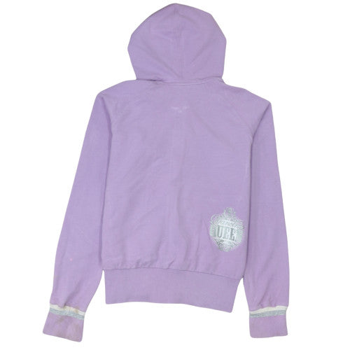 Womens UK Size XL Nike Purple Full Zip Hoodie