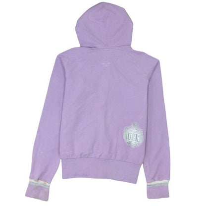 Womens UK Size XL Nike Purple Full Zip Hoodie