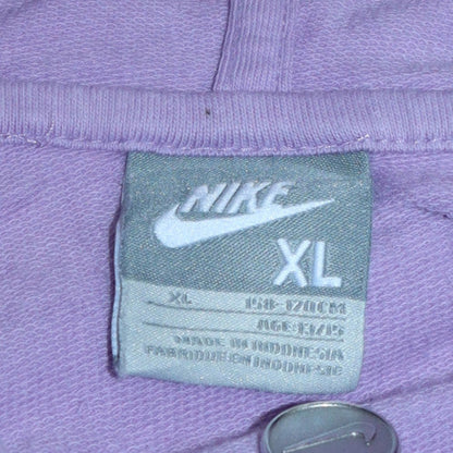 Womens UK Size XL Nike Purple Full Zip Hoodie