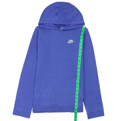 Teens UK Size XL Nike Blue Pullover Hoodie