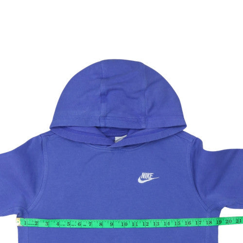 Teens UK Size XL Nike Blue Pullover Hoodie