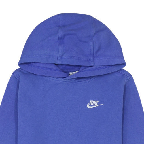 Teens UK Size XL Nike Blue Pullover Hoodie