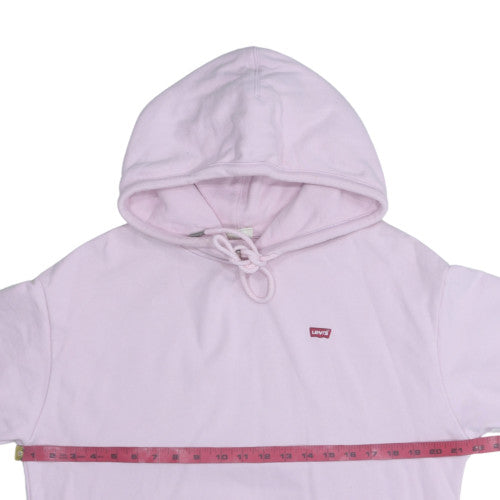 Womens UK Size S Levi's Pink Pullover Hoodie