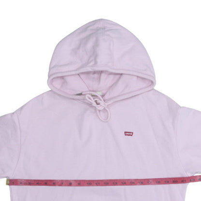 Womens UK Size S Levi's Pink Pullover Hoodie