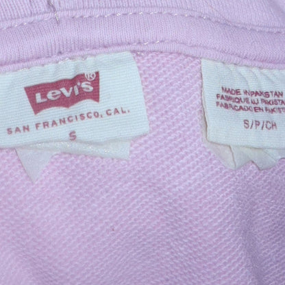 Womens UK Size S Levi's Pink Pullover Hoodie