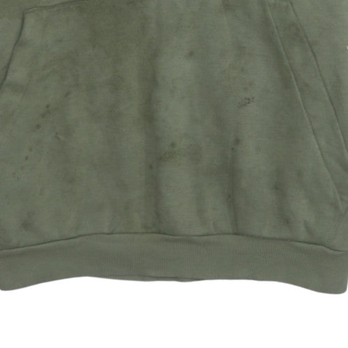 Mens UK Size L Adidas Green Pullover Hoodie