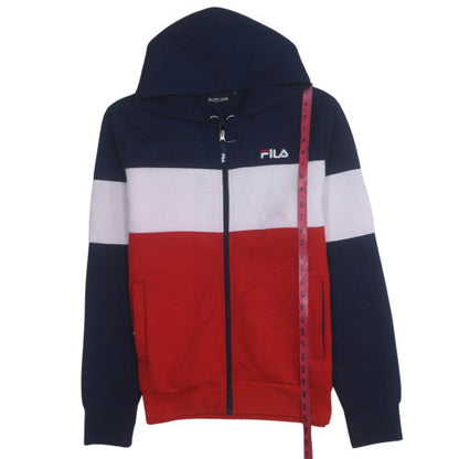 Mens UK Size L FILA Multicoloured Full Zip Hoodie