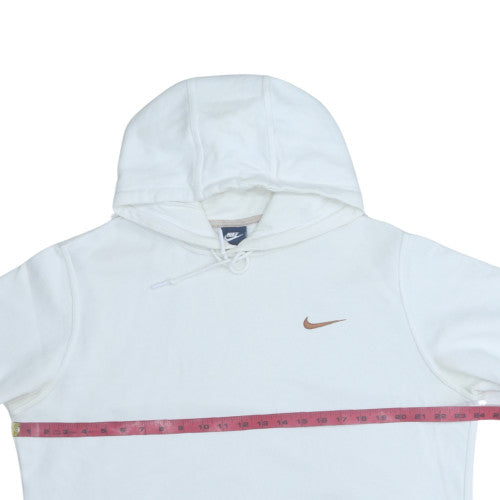 Mens UK Size L Nike White Pullover Hoodie