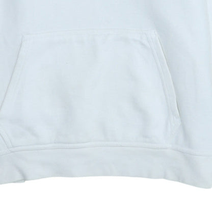 Mens UK Size L Nike White Pullover Hoodie