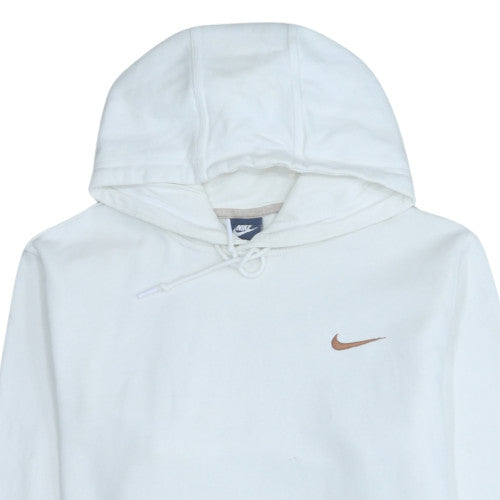 Mens UK Size L Nike White Pullover Hoodie