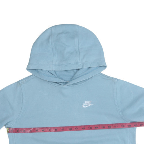 Teens UK Size XL Nike Blue Pullover Hoodie