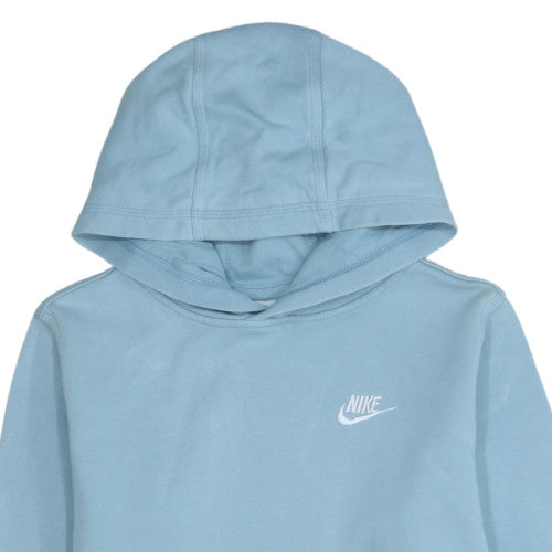 Teens UK Size XL Nike Blue Pullover Hoodie