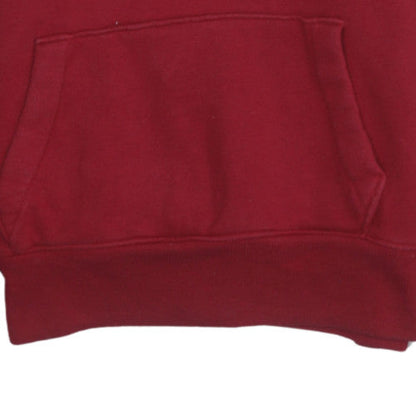 Mens UK Size XS Hollister Red Pullover Hoodie