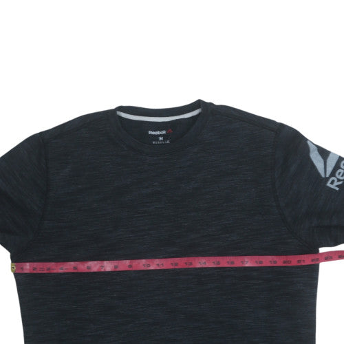Mens UK Size M Reebok Black Pullover Sweatshirt