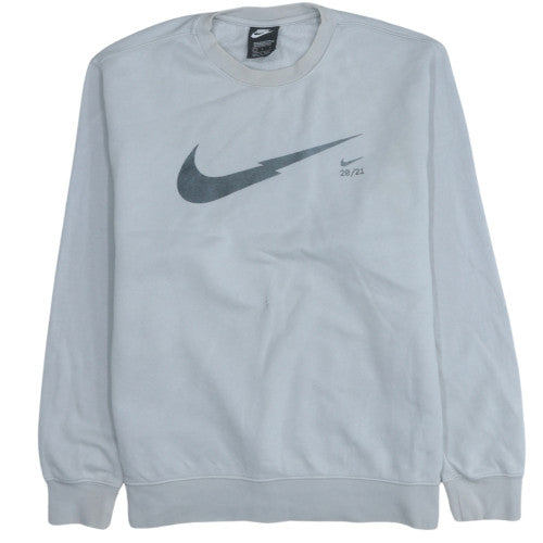 Mens UK Size L Nike Grey Pullover Sweatshirt