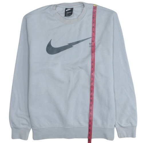Mens UK Size L Nike Grey Pullover Sweatshirt