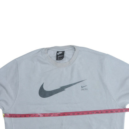 Mens UK Size L Nike Grey Pullover Sweatshirt