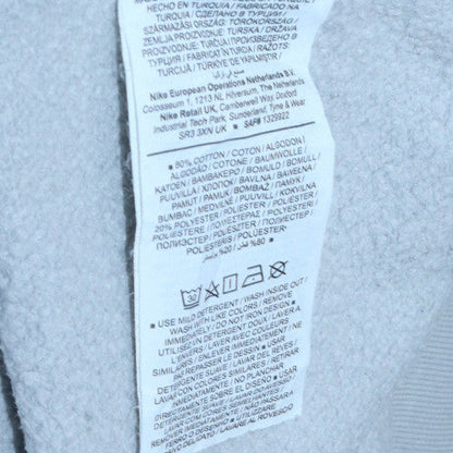 Mens UK Size L Nike Grey Pullover Sweatshirt